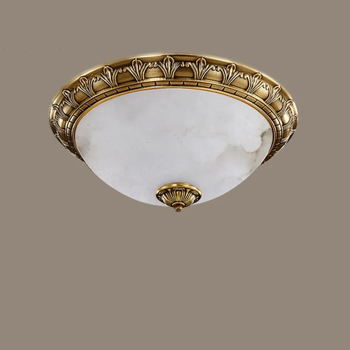 plafonnier led vintage europe sculpter en cuivre espagnol marbre