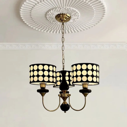 lustre en cuivre moderne pour hôtel et décoration intérieure - vue 3 sur 12