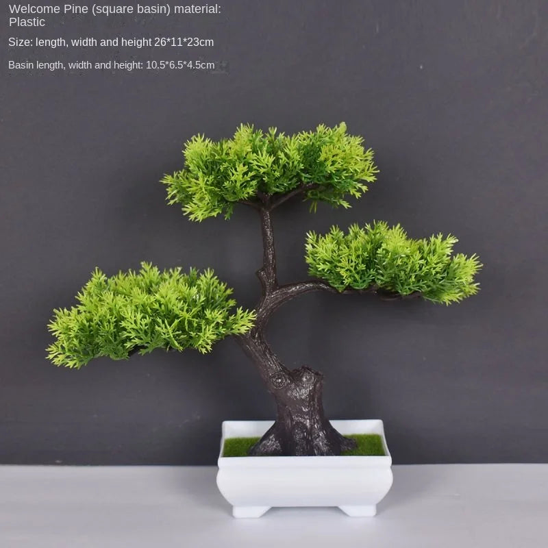 plante artificielle bonsaï en plastique pour décoration intérieure - vue 17 sur 41