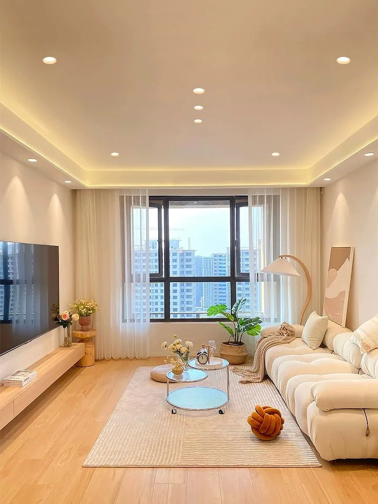 spot led ultra fin sans cadre anti-éblouissement pour maison - vue 5 sur 17