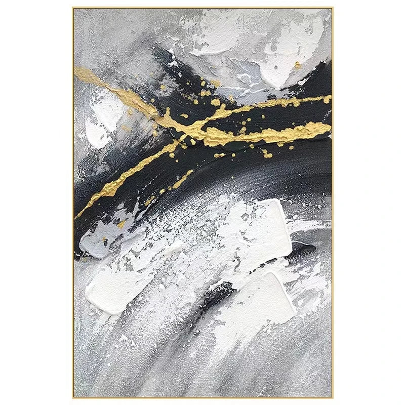 peinture à l'huile personnalisable abstraite pour décoration intérieure