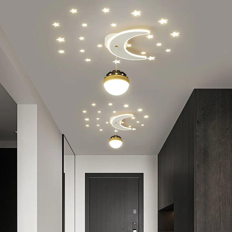 Plafonnier moderne à LEDs pour salon salle à manger chambre couloir balcon décor à la maison - vue 7 sur 11