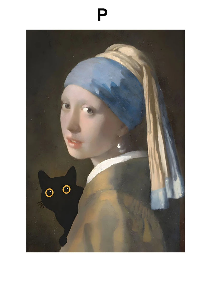 peinture humoristique de style impressionniste pour décoration murale