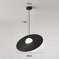 lampes suspendues ovni nordique moderne en fer et plastique pour décoration