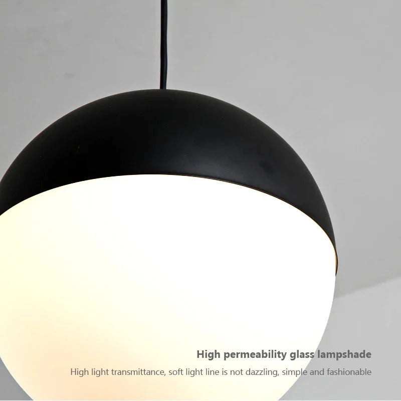 lustre moderne en verre pour décoration intérieure élégante - vue 6 sur 10