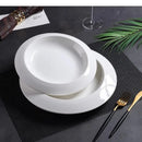 Assiette creuse céramique design minimaliste pour soupe dessert