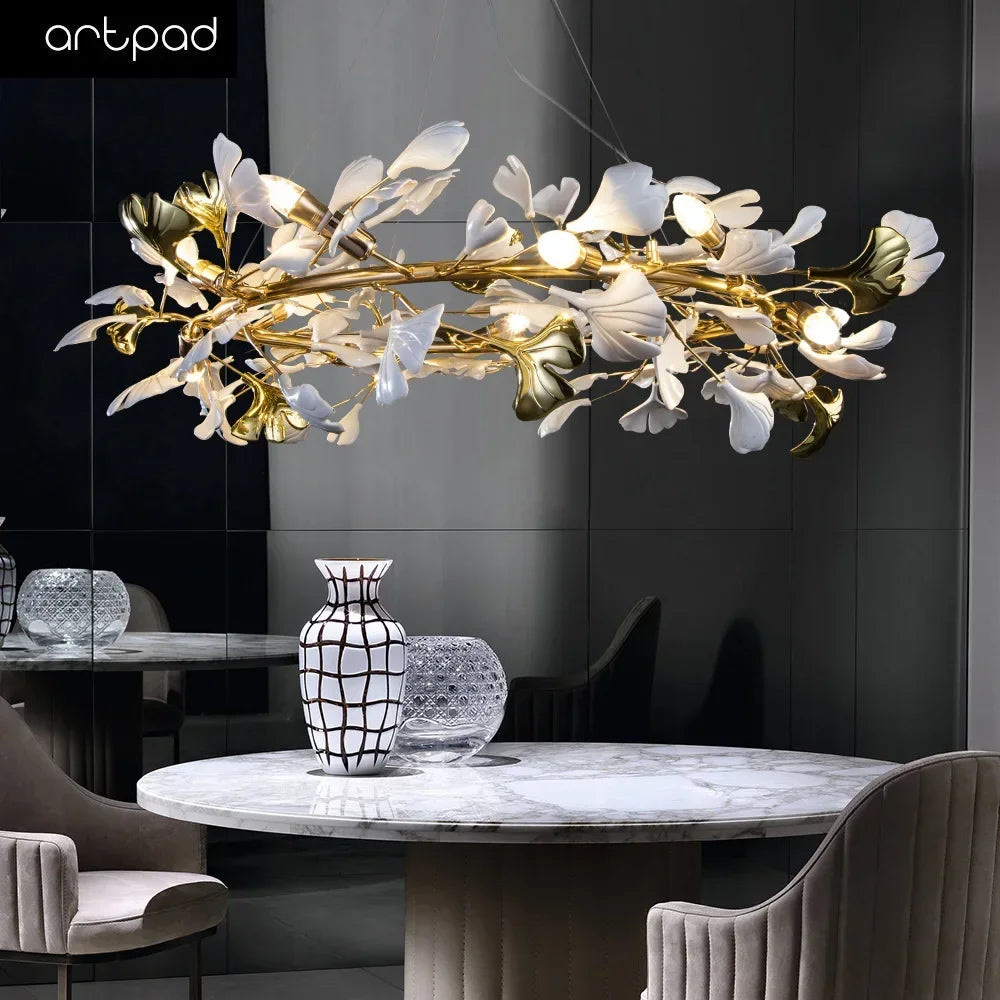 suspension nordique décorative avec abat-jour design élégant - vue 2 sur 16