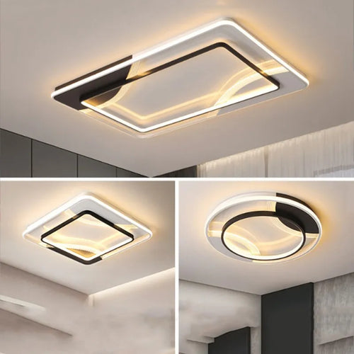 Plafonnier led design moderne intérieur - vue 2 sur 12