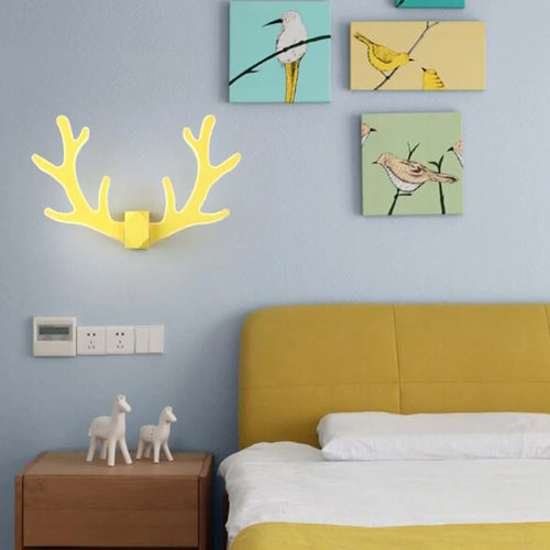 Applique murale tête de Cerf LED dessin animé - vue 5 sur 11