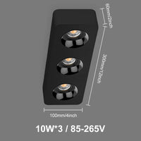 Modern industrial ceiling light with LED nordic minimalist style