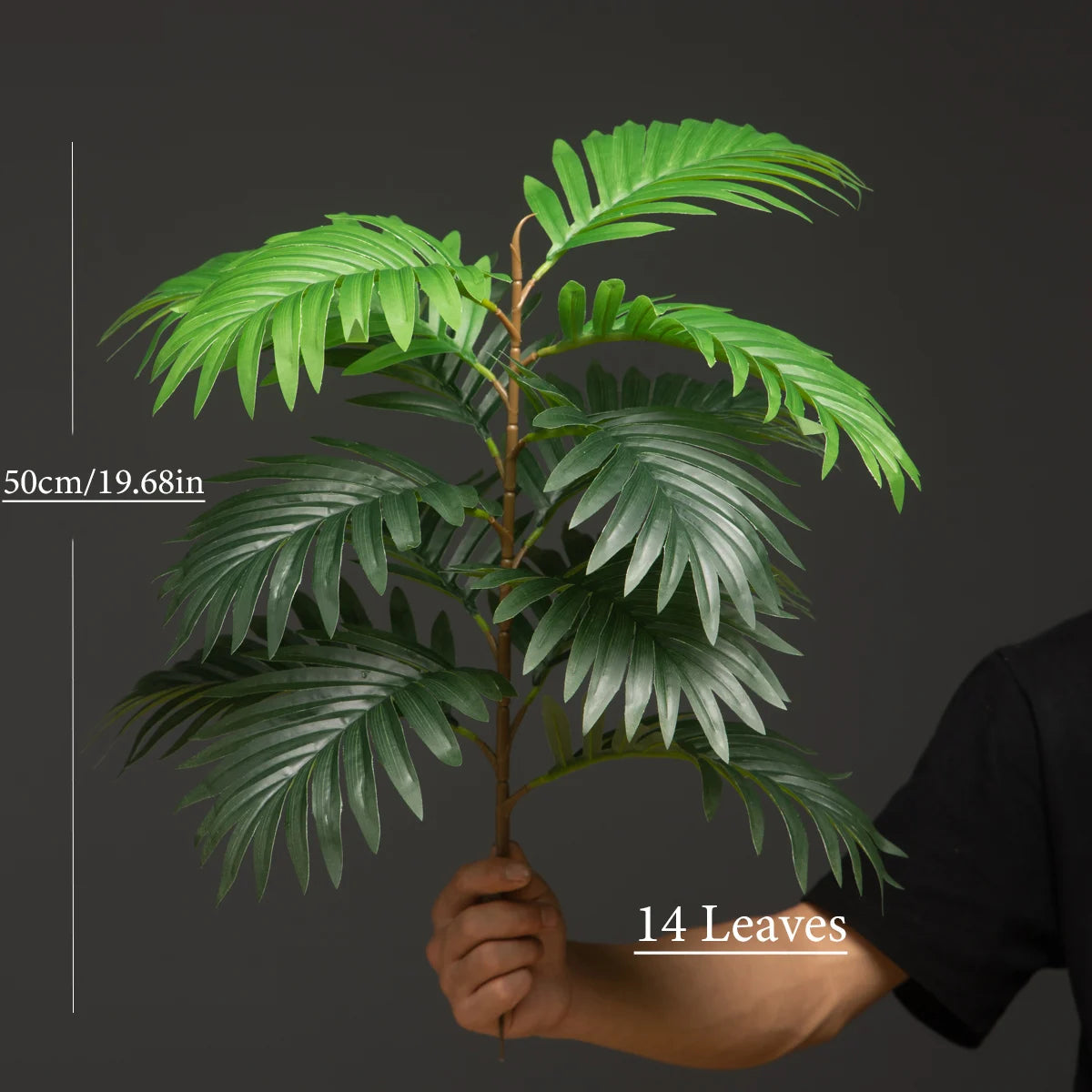 grand palmier artificiel monstre arbre vert pour décoration intérieure extérieure - vue 7 sur 7