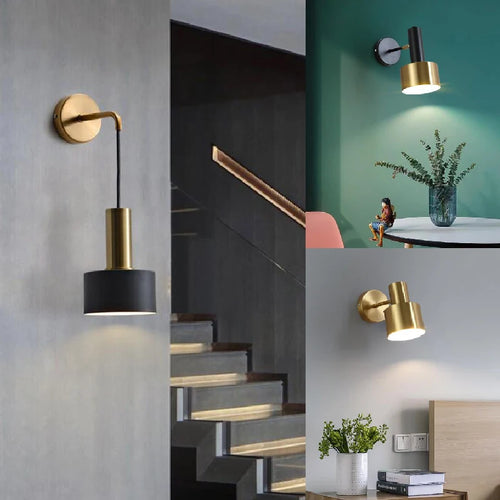 Applique murale LED avec abat-jours suspendu - vue 2 sur 10