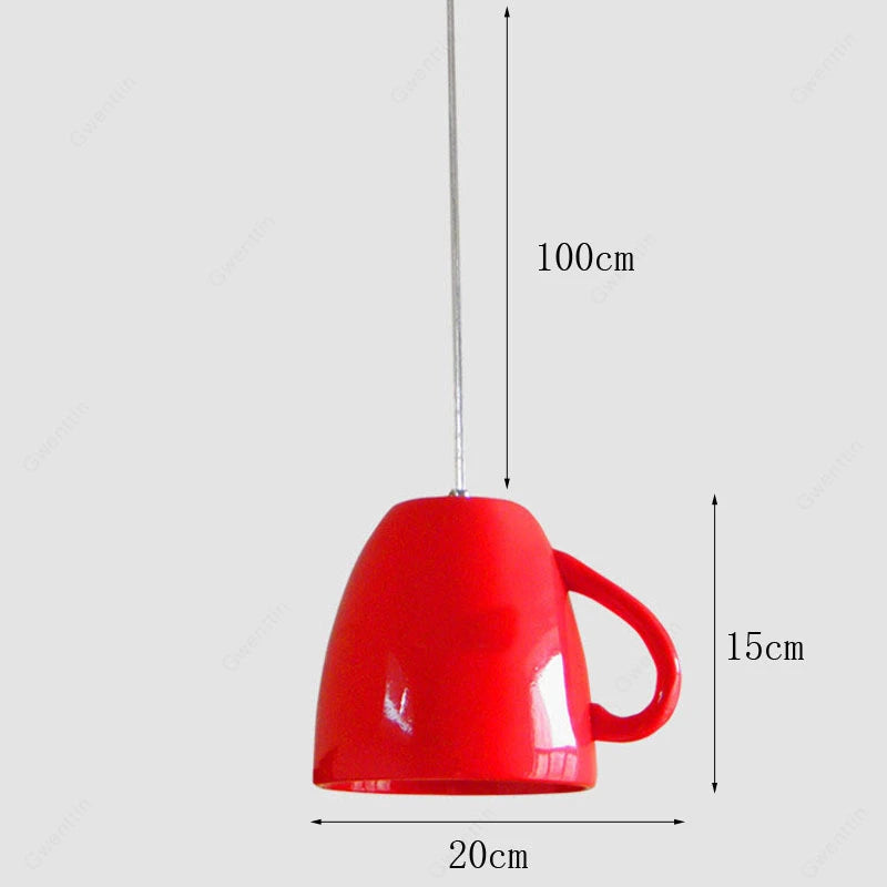 Suspension Tasse et théière Art design - vue 6 sur 12