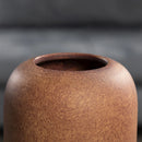 vase géométrique en céramique pour décoration florale artisanale