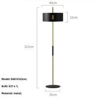 Minimalist floor lamp for reading and interior decoration