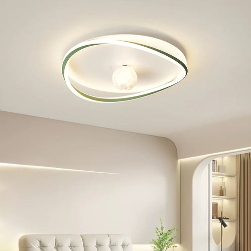 Modern minimalist LED ceiling light for decorative interior - vue 6 sur 14