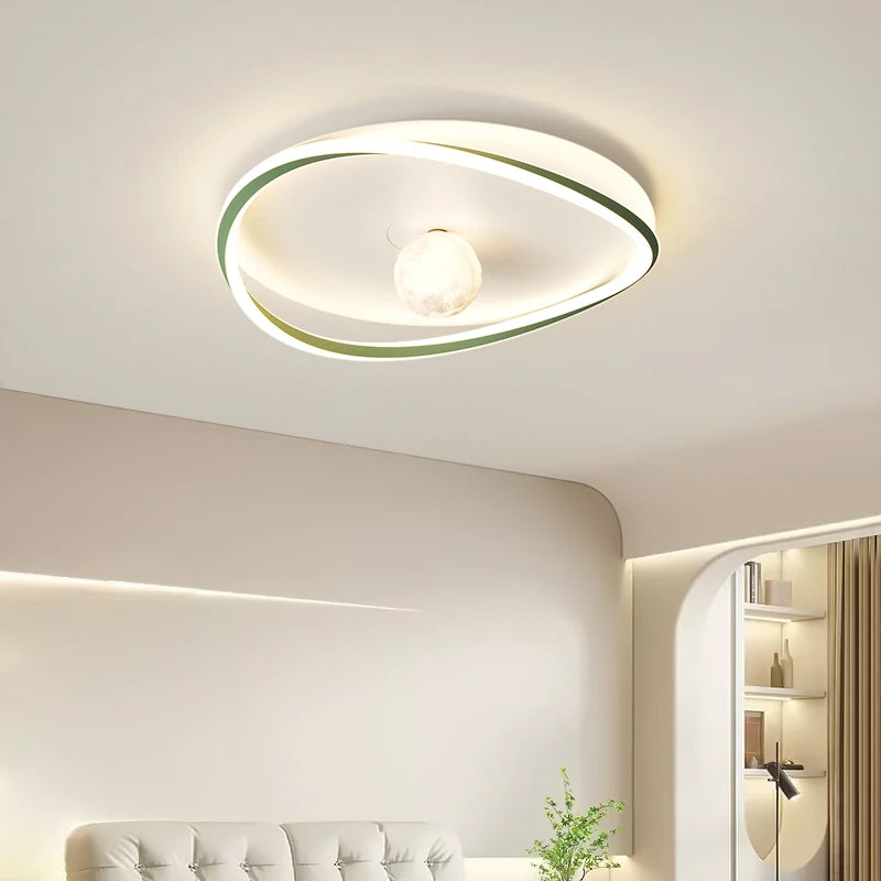 Modern minimalist LED ceiling light for decorative interior - vue 6 sur 14