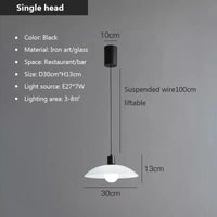 Modern minimalist LED pendant light for decorative lighting
