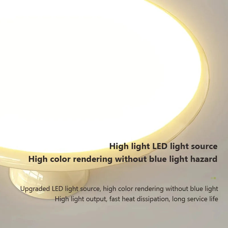 plafonnier led nordique en fer avec soucoupe volante luminaire décoratif d'intérieur - vue 6 sur 12