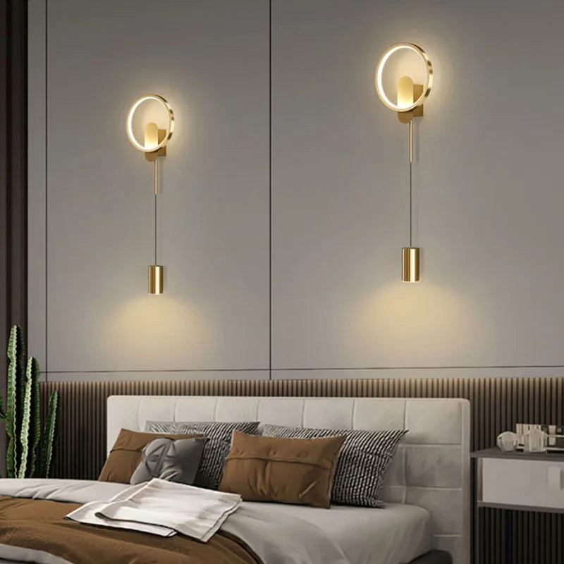 applique murale led moderne avec gradation et - vue 4 sur 8
