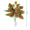 feuilles de bambou dieffenbago en soie pour décoration élégante