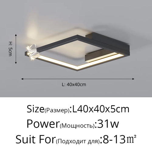 lustre led ultra fin pour tous les espaces intérieurs - vue 14 sur 14