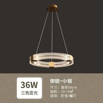 suspension à led en forme d'anneau pour loft et restaurant - vue 10 sur 10