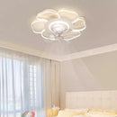 plafonnier moderne avec ventilateur rotatif 360 degrés pour un éclairage tendance