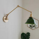 applique murale iwhd en cuivre rotative avec bras long pivotant
