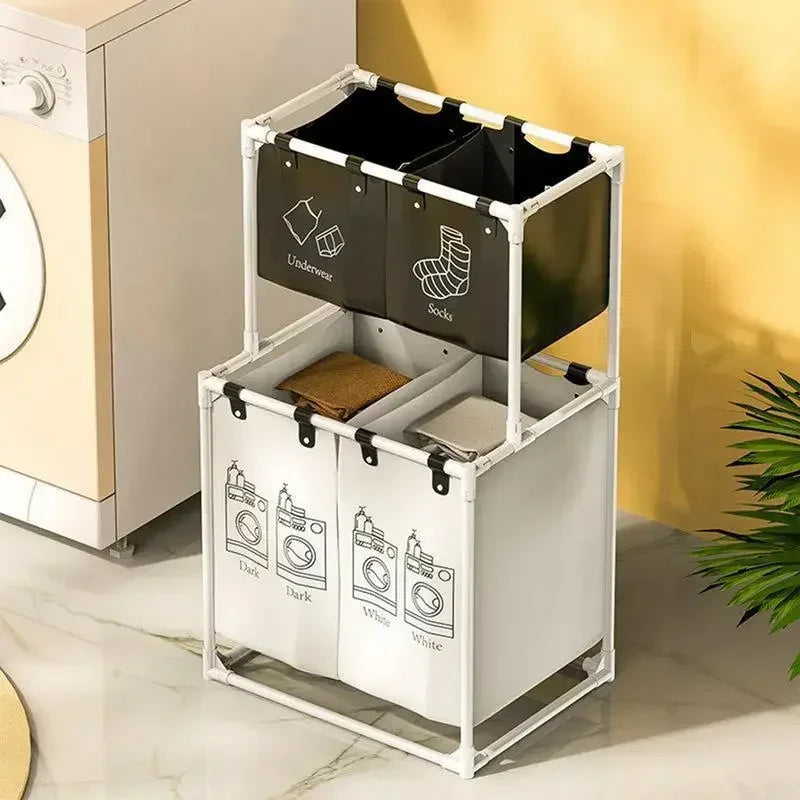 Laundry Baskets Folding laundry basket, dirty clothes storage bag, large capacity clothes basket for bathroom use - vue 1 sur 12