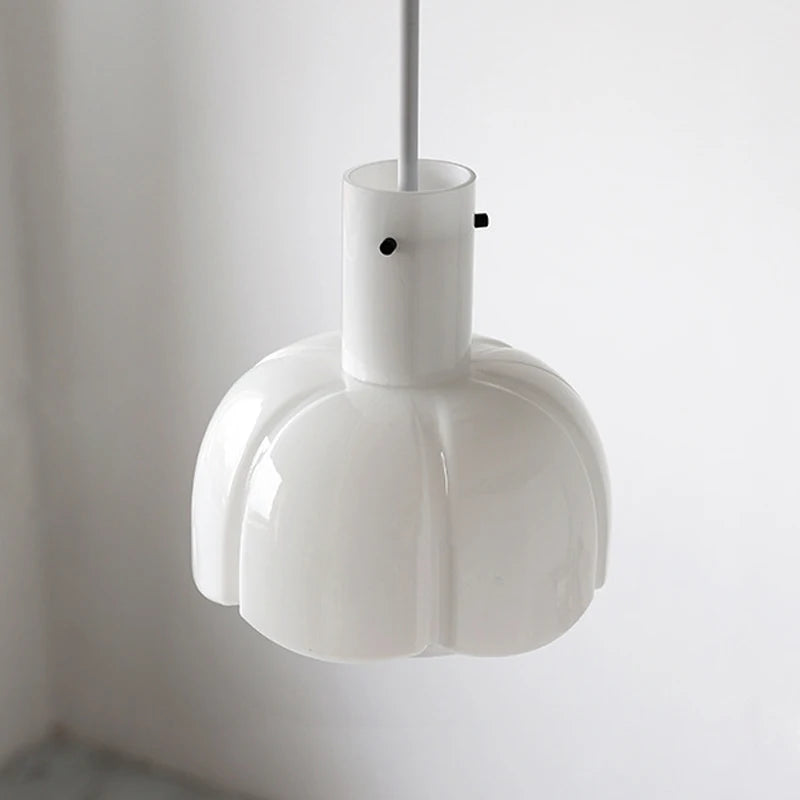 lampe led suspendue en verre design nordique pour intérieur - vue 5 sur 12