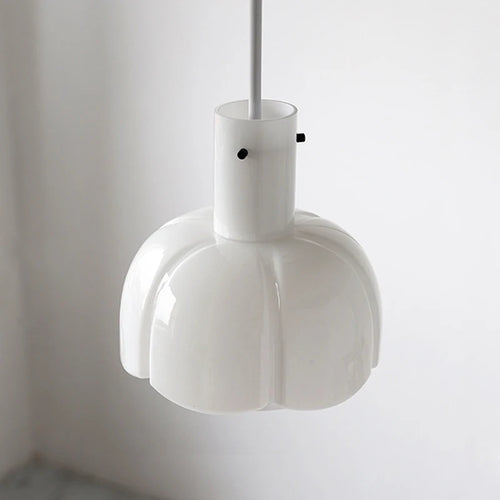 lampe led suspendue en verre au design nordique décoratif d'intérieur