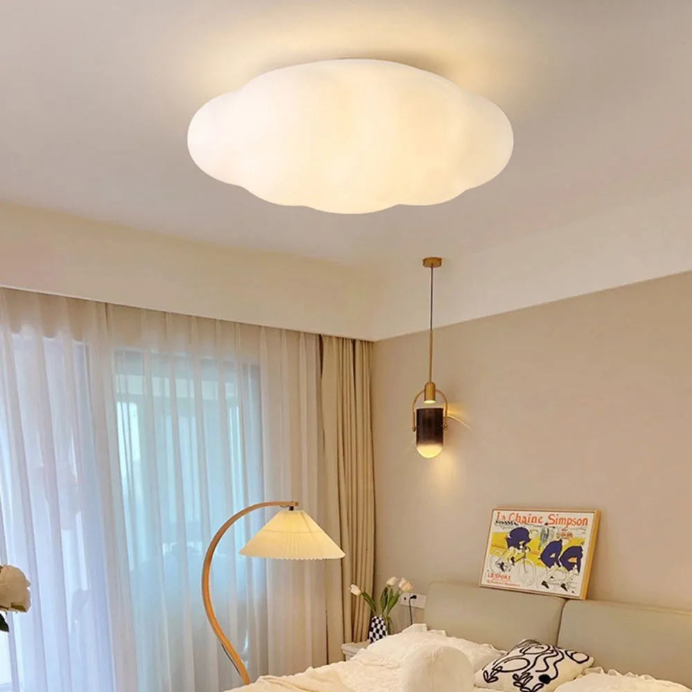 plafonnier led moderne en forme de nuages pour ambiance décorative - vue 7 sur 7
