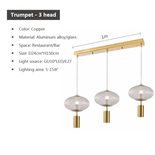 suspension en verre rétro design pour décoration intérieure - vue 14 sur 18