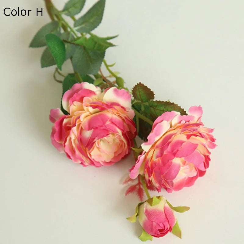 têtes de rose en soie artificielle pour décoration mariage et fête - vue 14 sur 16