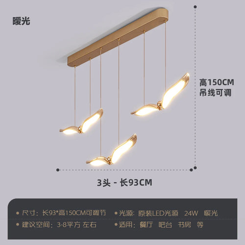 modern hanging chandelier for creative and minimalist atmosphere - vue 9 sur 9