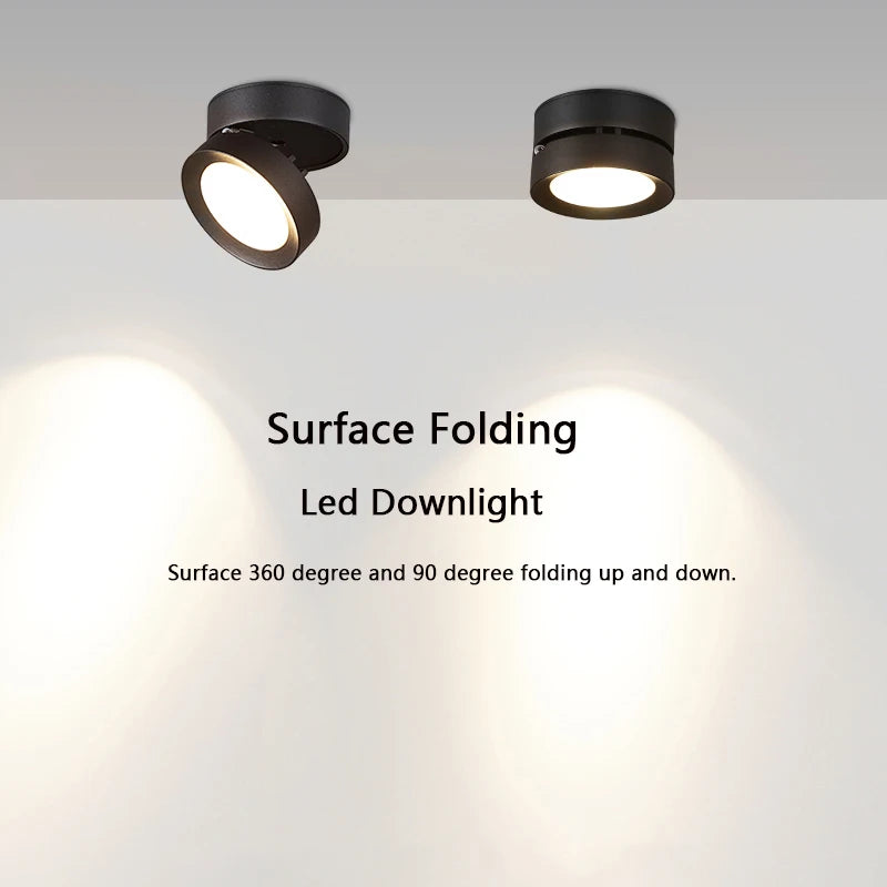 spot led pliable encastrable en aluminium pour maison ou bureau - vue 7 sur 12