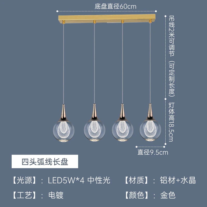 lustre moderne en cristal pour décoration intérieure animaux - vue 10 sur 13