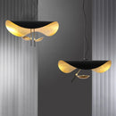 Modern minimalist LED pendant light with artistic design