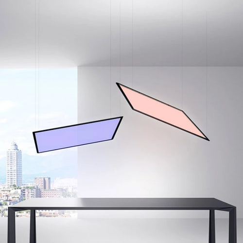 lustre décoratif géométrique pour bar et restaurant - vue 4 sur 11