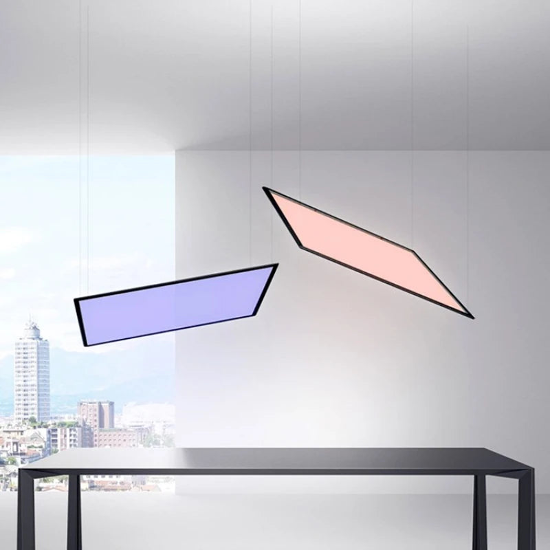 lustre décoratif géométrique pour bar et restaurant - vue 3 sur 11