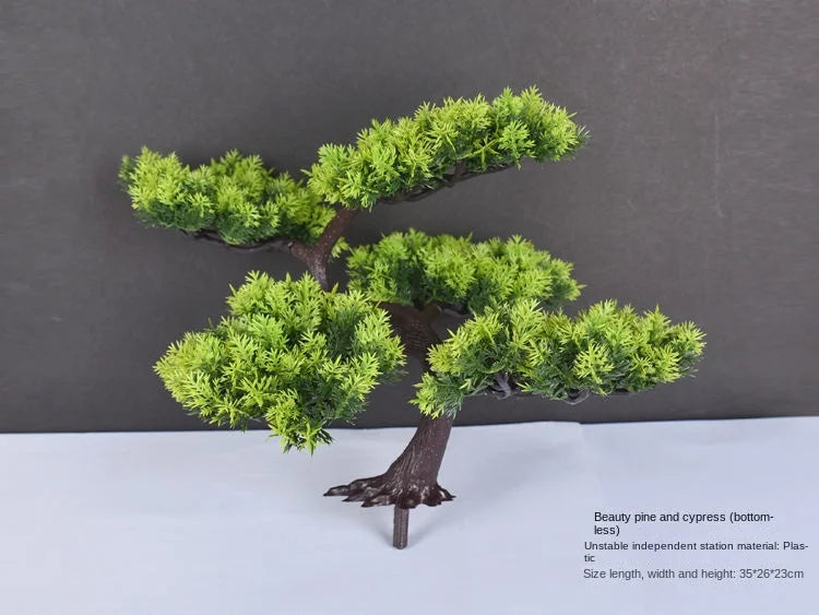 plante artificielle bonsaï en plastique pour décoration intérieure - vue 10 sur 41