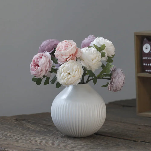 Realistic artificial peony for decoration and weddings - vue 6 sur 14