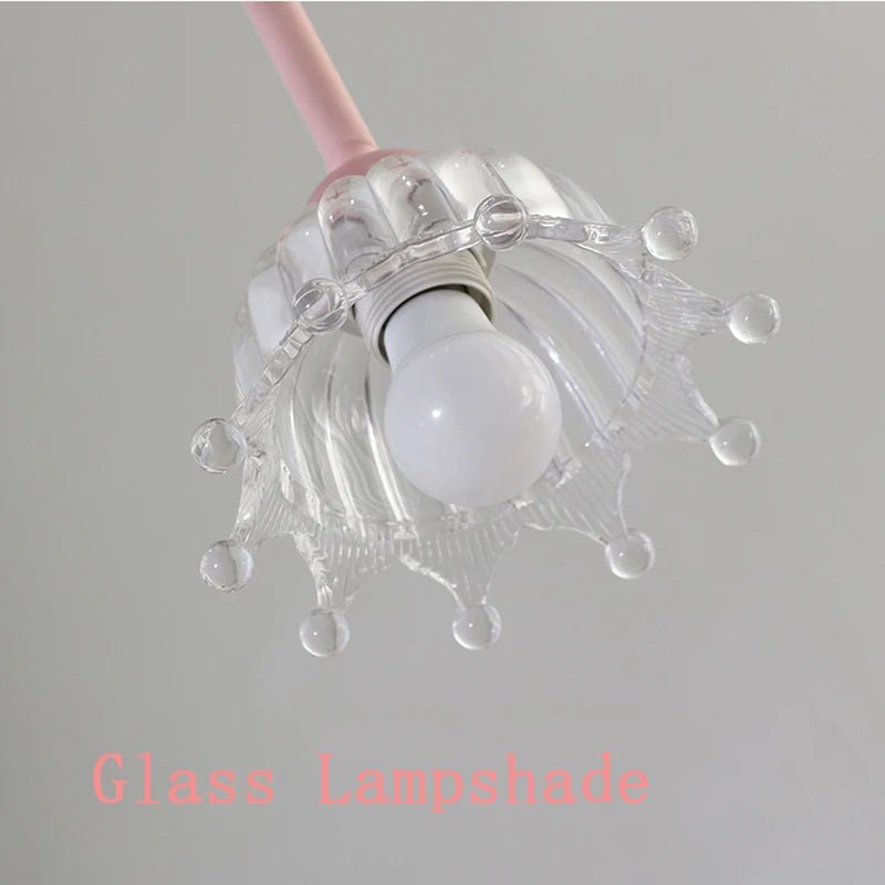 suspension romantique en verre pour décoration élégante - vue 7 sur 10