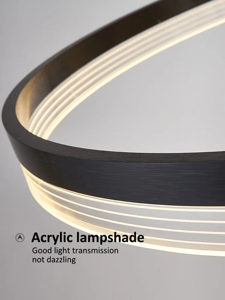 Plafonnier de luxe moderne et minimaliste