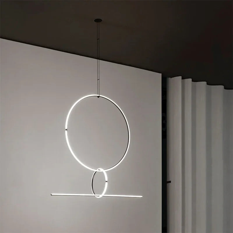lustre nordique led pour décoration créative de la maison