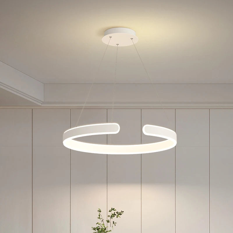 lustre moderne lumineux pour un éclairage élégant intérieur - vue 2 sur 8