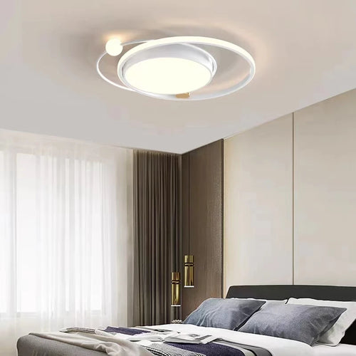 Lustre Led moderne pour chambre salon cuisine étude plafonnier ménage nordique atmosphère créative luminaire - vue 4 sur 13