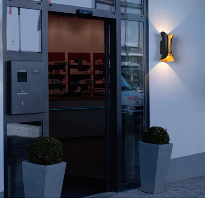 10W 20W 30W up down led wall lamp warm white or white 6000k wall light with black or white wall sconce housing AC85-265V - vue 6 sur 8