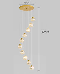 lumière pendante moderne pour éclairage intérieur léger